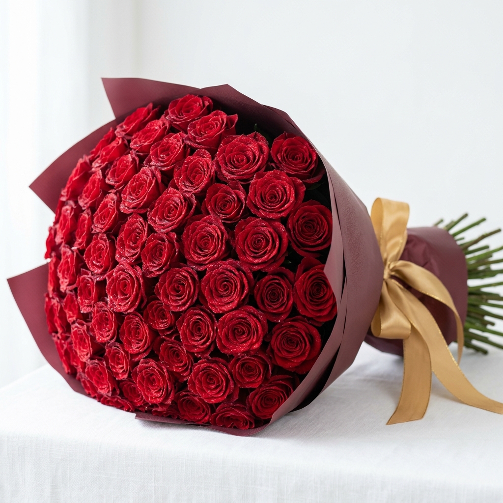 Luxury Red Rose Bouquet Delivery Lahore Karachi Islamabad