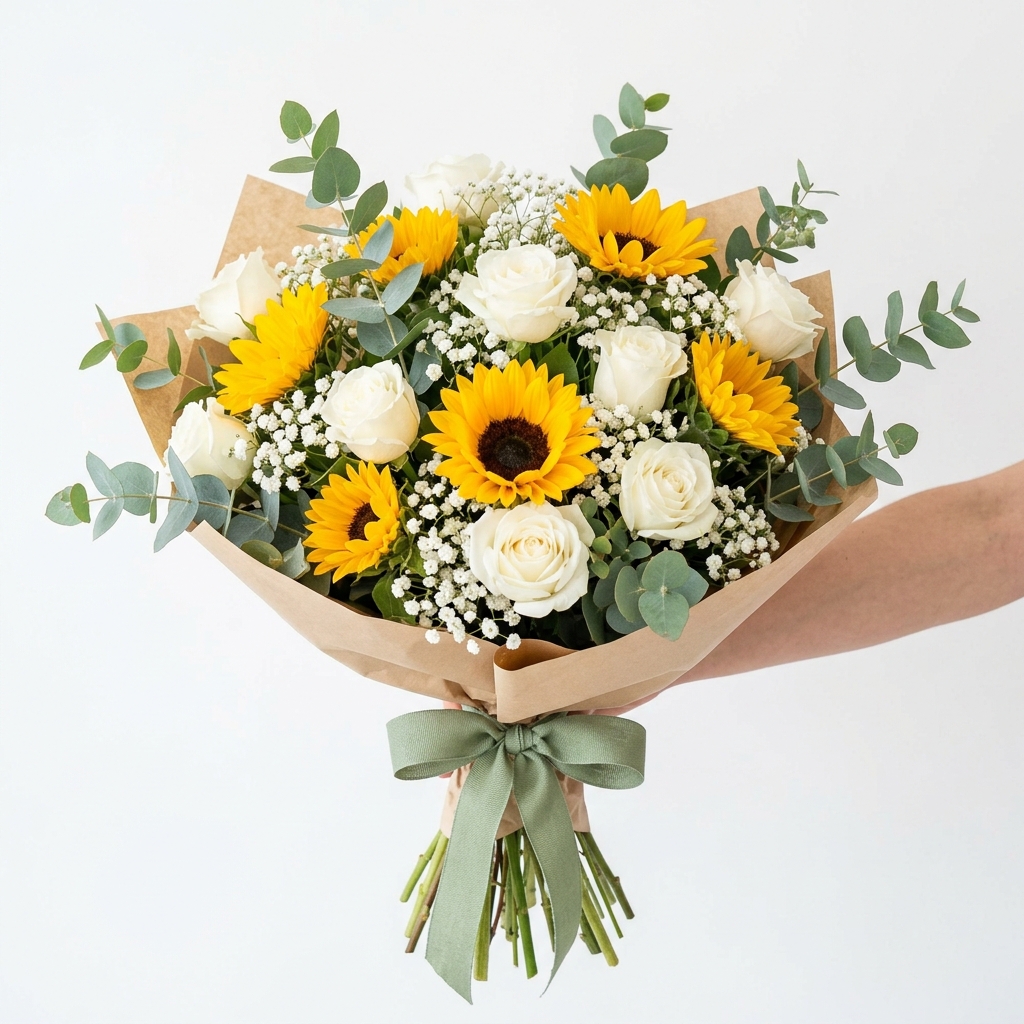 Jumbo Sunflower Bouquet fresh flower delivery in Pakistan